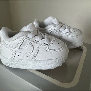 Nike Force 1 Crib - Size 1 White